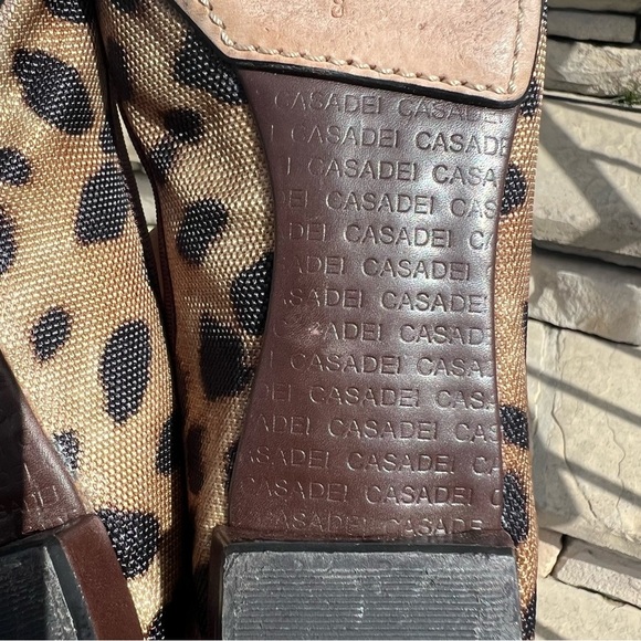 Casadei animal print ballets flats made in Italy Sz 8 - Picture 10 of 10